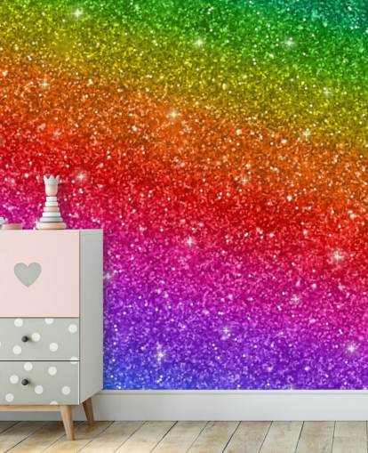 Slanted Rainbow Wall Mural Slanted Rainbow Wall Mural