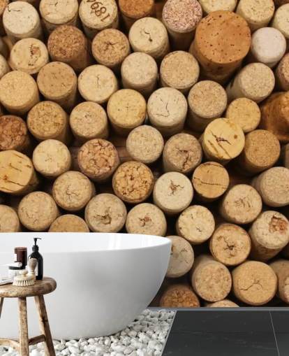 Wine Corks Montage Mural Wine Corks Montage Mural