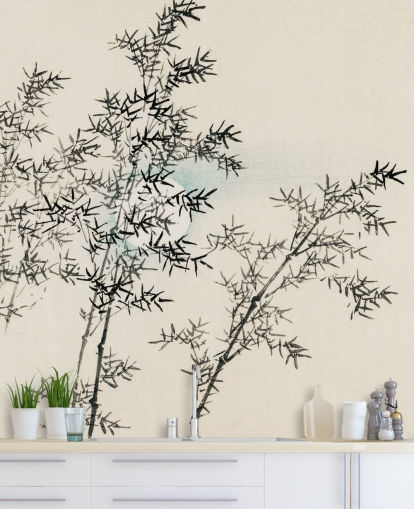 Papel pintado de bambú Papel pintado de bambú