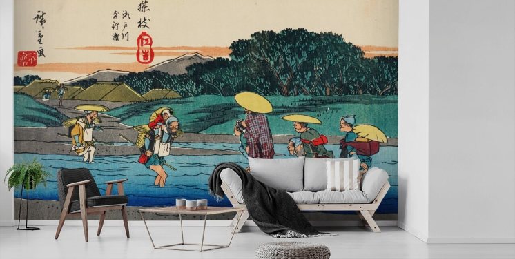 Fujieda Bakgrunn Mural