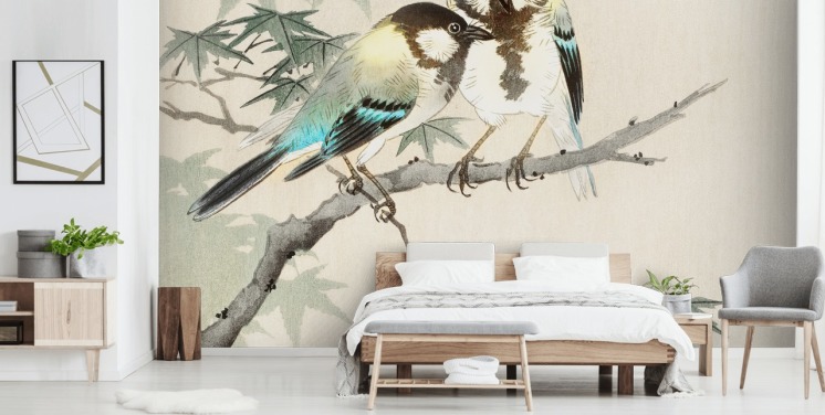 Grote borsten op Maple Branch Mural 