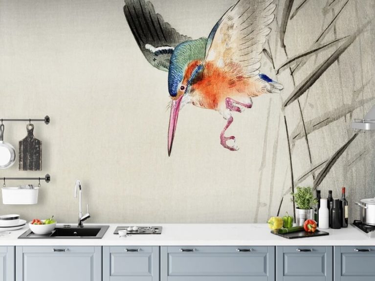 Kingfisher - Wall Mural - Photowall  Wall murals, Wall coverings, Popular  wallpaper