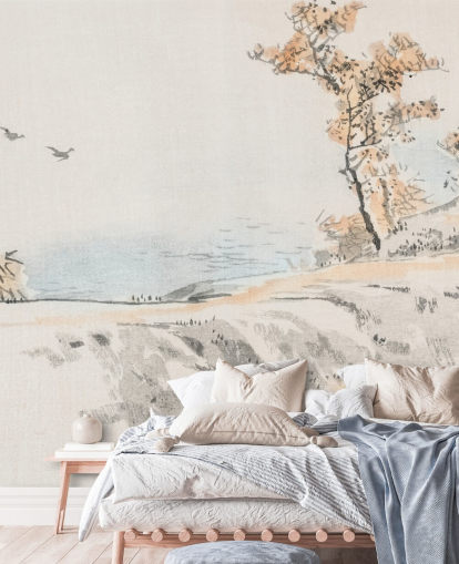 Landschap behang muurschildering Landschap behang muurschildering