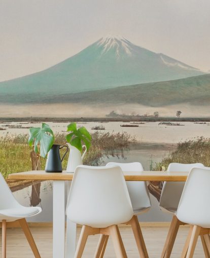 Mount Fuji as seen from Kashiwabara Mountain Wallpaper Mount Fuji as seen from Kashiwabara Mountain Wallpaper
