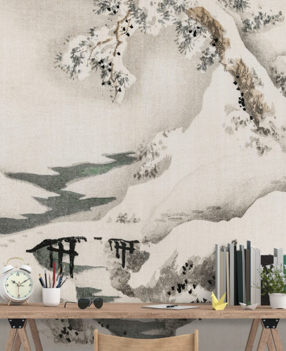 Papier Peint Fresque Snowscape Papier Peint Fresque Snowscape