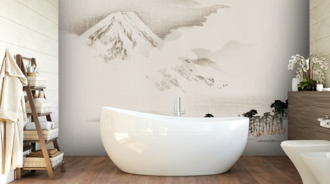 View of Mount Fuji Wallpaper Mural