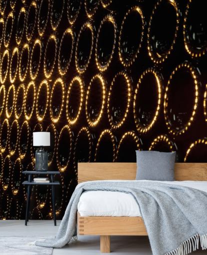 Stacked Wine Wall Mural Stacked Wine Wall Mural