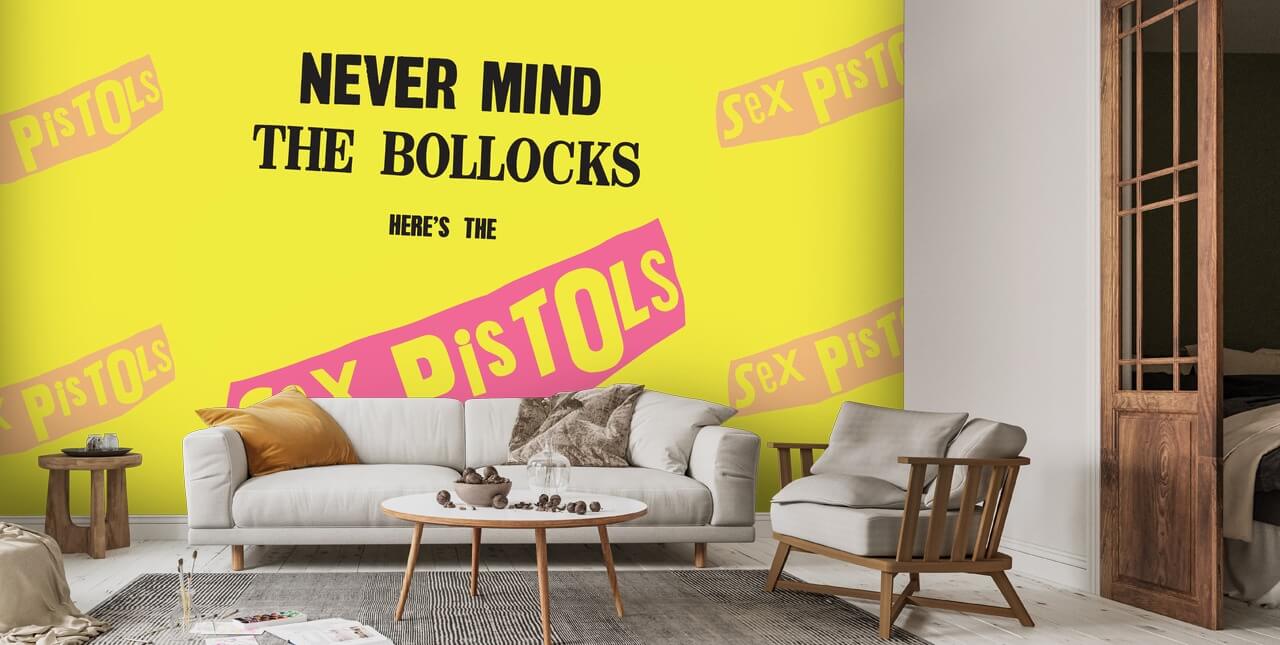 Never Mind the Bollocks Sex Pistols Mural | Wallsauce UK