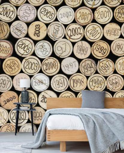 Papel de parede empilhado rolhas Papel de parede empilhado rolhas