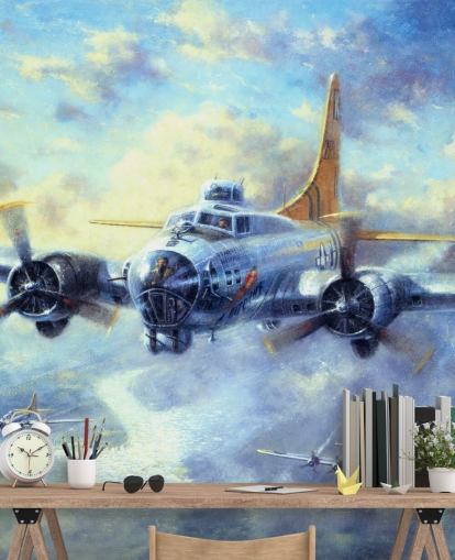 Flying Fortress Mural by Kevin Walsh Flying Fortress Mural by Kevin Walsh