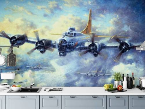 Flying Fortress Mural by Kevin Walsh