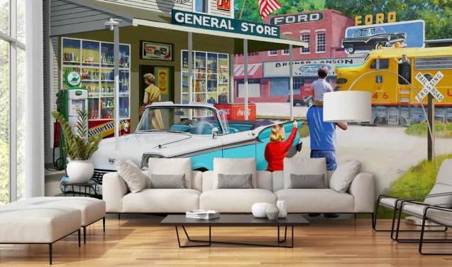 American Classics Mural by Kevin Walsh