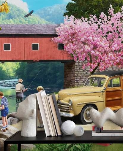 Mural Nuestro lugar favorito de Kevin Walsh Mural Nuestro lugar favorito de Kevin Walsh