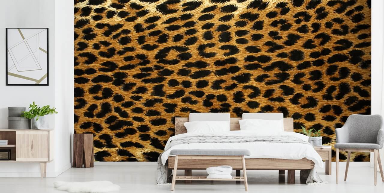 Leopard Print Tapet Mural