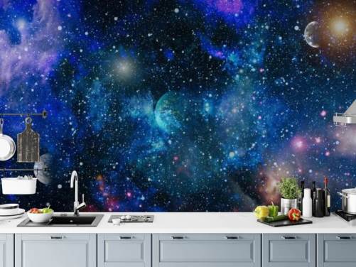 planets and stars wallpaper