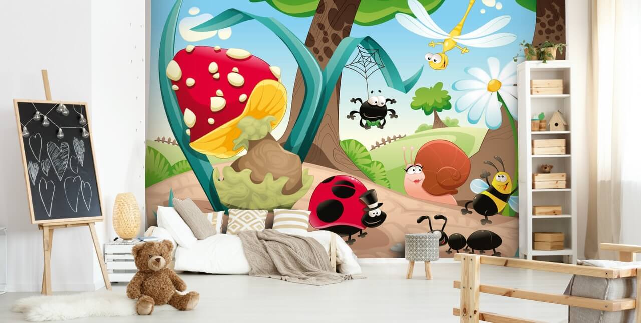 Cartoon Insect Wallpaper Cartoon Insect Wallpaper