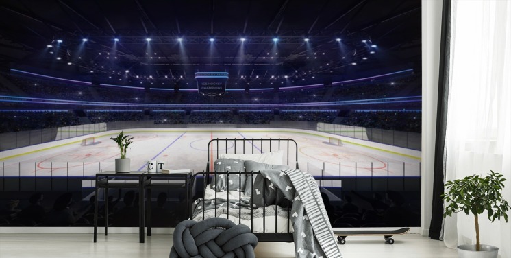 Eishockey-Arena-Lichter Tapete