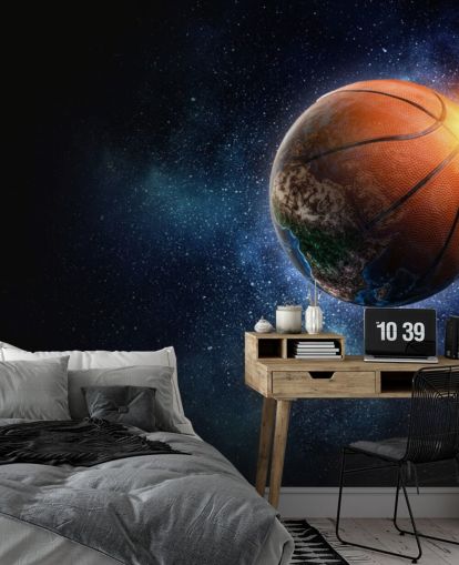 Basketball World Wallpaper Mural Basketball World Wallpaper Mural