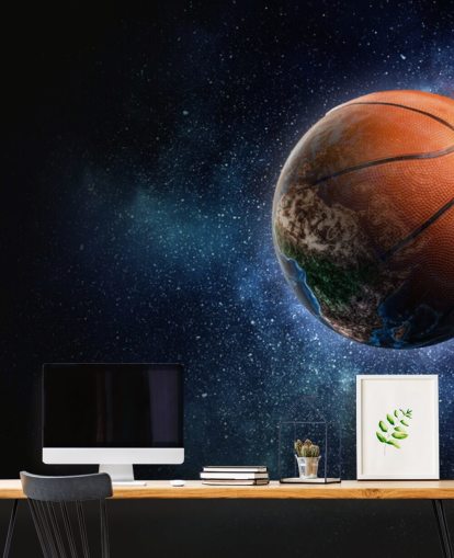 Basketball World Wallpaper Mural Basketball World Wallpaper Mural