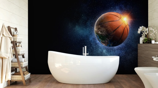 Basketball World Wallpaper Mural