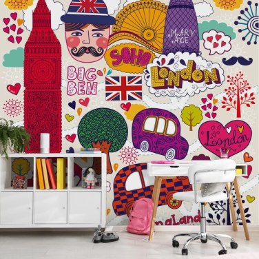 Colourful London London Wallpaper