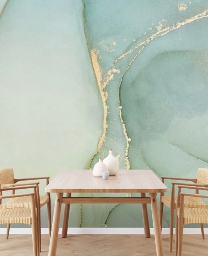 papier peint en marbre personnalisable vert clair appelé Light Teal Green Marble pour les cuisines et les salles de bain papier peint en marbre personnalisable vert clair appelé Light Teal Green Marble pour les cuisines et les salles de bain