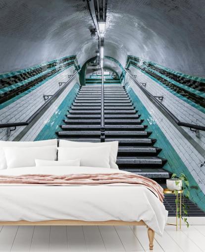 3D Up We Go Underground Mural 3D Up We Go Underground Mural