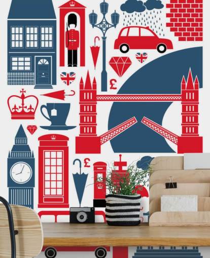 Wallpaper abstrato de Londres Wallpaper abstrato de Londres