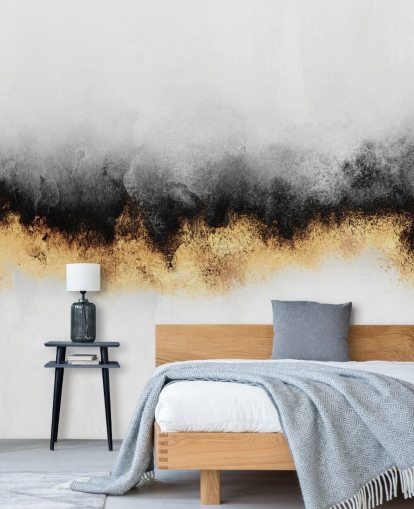 Carta da parati nera nebbia Carta da parati nera nebbia