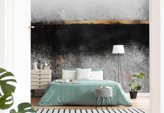 Papel pintado Hollín y oro
