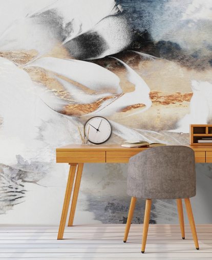 neutral custom abstract wallpaper mural called Soothe Your Soul by Elizabeth Fredriksson for bedrooms or bathrooms neutral custom abstract wallpaper mural called Soothe Your Soul by Elizabeth Fredriksson for bedrooms or bathrooms