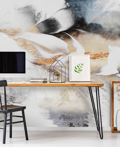 neutral custom abstract wallpaper mural called Soothe Your Soul by Elizabeth Fredriksson for bedrooms or bathrooms neutral custom abstract wallpaper mural called Soothe Your Soul by Elizabeth Fredriksson for bedrooms or bathrooms