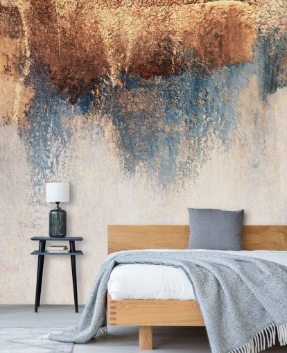 white and blue concrete wallpaper mural called Storm Ahead by Elizabeth Fredriksson for bedroom or bathroom white and blue concrete wallpaper mural called Storm Ahead by Elizabeth Fredriksson for bedroom or bathroom