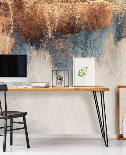 white and blue concrete wallpaper mural called Storm Ahead by Elizabeth Fredriksson for bedroom or bathroom white and blue concrete wallpaper mural called Storm Ahead by Elizabeth Fredriksson for bedroom or bathroom