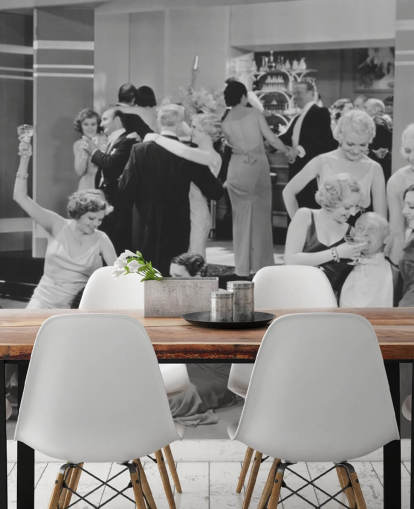black and white photo of 1930s party wallpaper black and white photo of 1930s party wallpaper