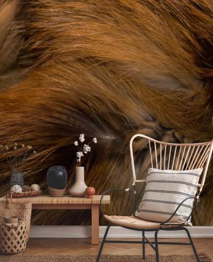 Brown Bear Fur Print Wall Mural Brown Bear Fur Print Wall Mural