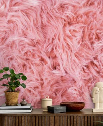 Pink Sheep Rug Wall Mural Pink Sheep Rug Wall Mural