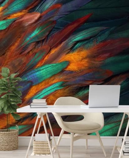 Decadent Feather Print Wallpaper Decadent Feather Print Wallpaper