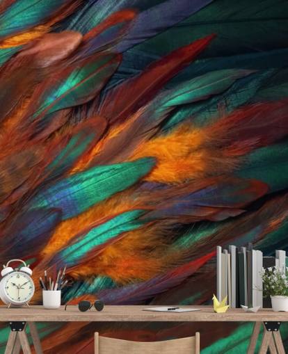 Decadent Feather Print Wallpaper Decadent Feather Print Wallpaper