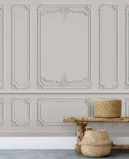 utsmykkede hvitt panel tapet utsmykkede hvitt panel tapet