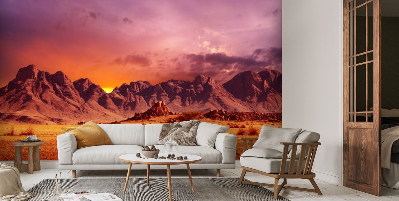 Namib Desert Sunset Wallpaper | Wallsauce US