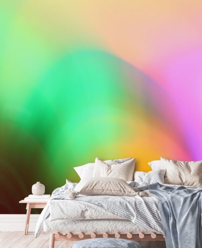 Colourful Glow Abstract Mural Colourful Glow Abstract Mural