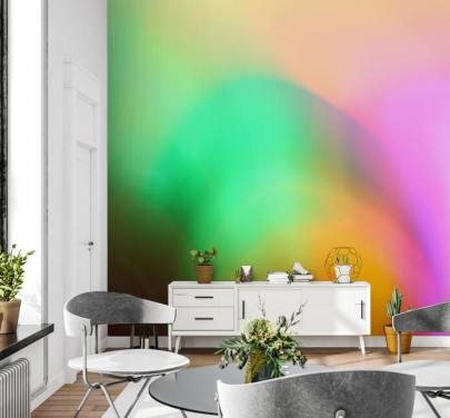 Decorazione murale astratta colorata
