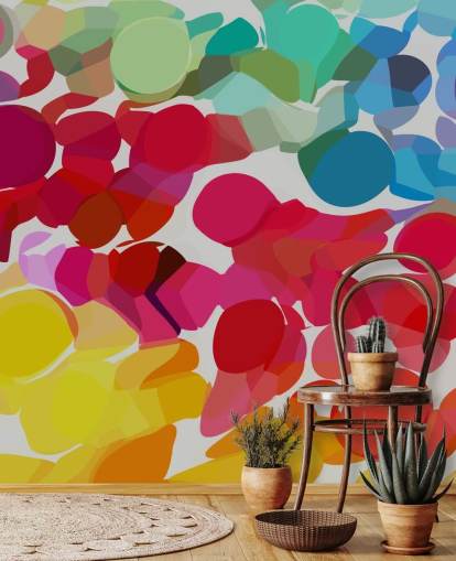 papel pintado en forma de círculo multicolor papel pintado en forma de círculo multicolor