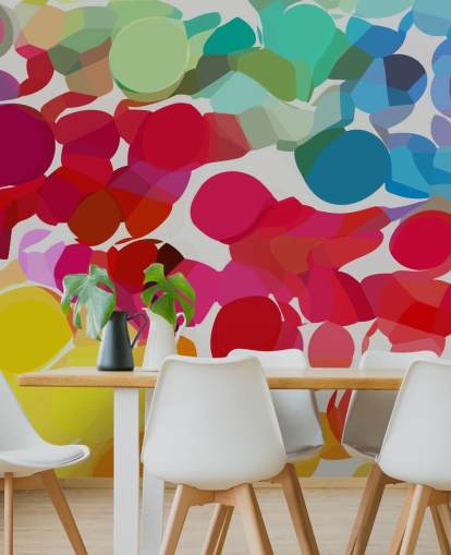 papel pintado en forma de círculo multicolor papel pintado en forma de círculo multicolor