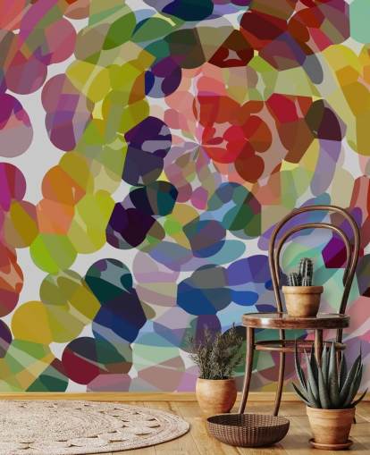 Colourful Swirl or Circles Abstract Wall Mural Colourful Swirl or Circles Abstract Wall Mural
