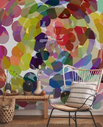 Colourful Swirl or Circles Abstract Wall Mural Colourful Swirl or Circles Abstract Wall Mural