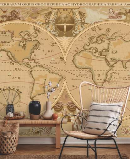 antique style global map wallpaper antique style global map wallpaper
