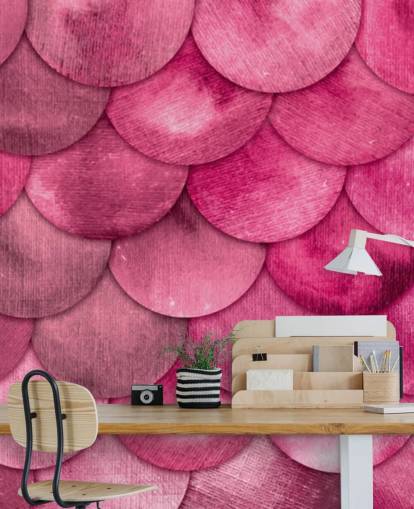 papel de parede rosa sereia escalas papel de parede rosa sereia escalas