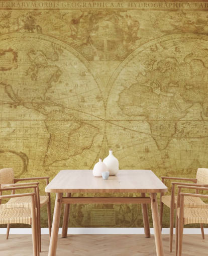 Vintage World Map Wallpaper Vintage World Map Wallpaper